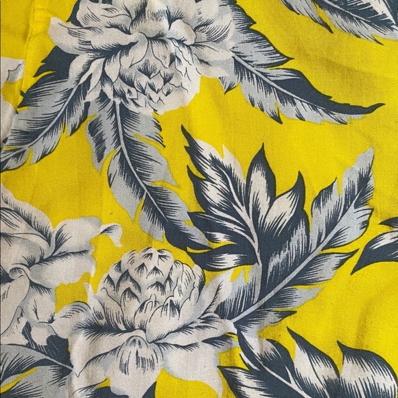 Motel Rocks Floral Crop Top in Yellow and Blue - Picture 6 of 7